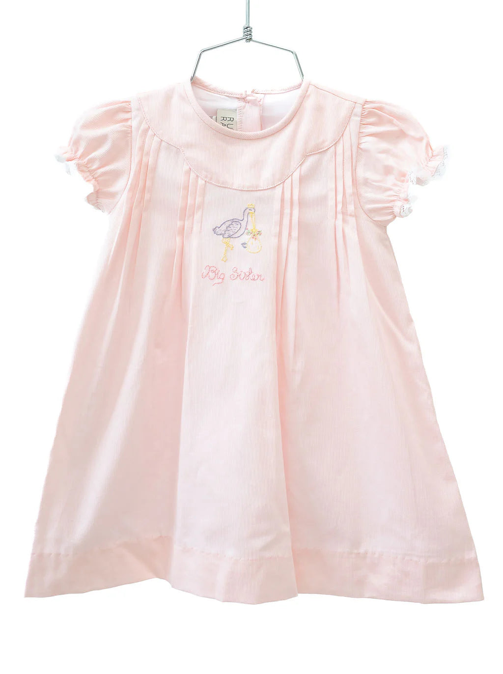 Stork Big Sister Pink Dress