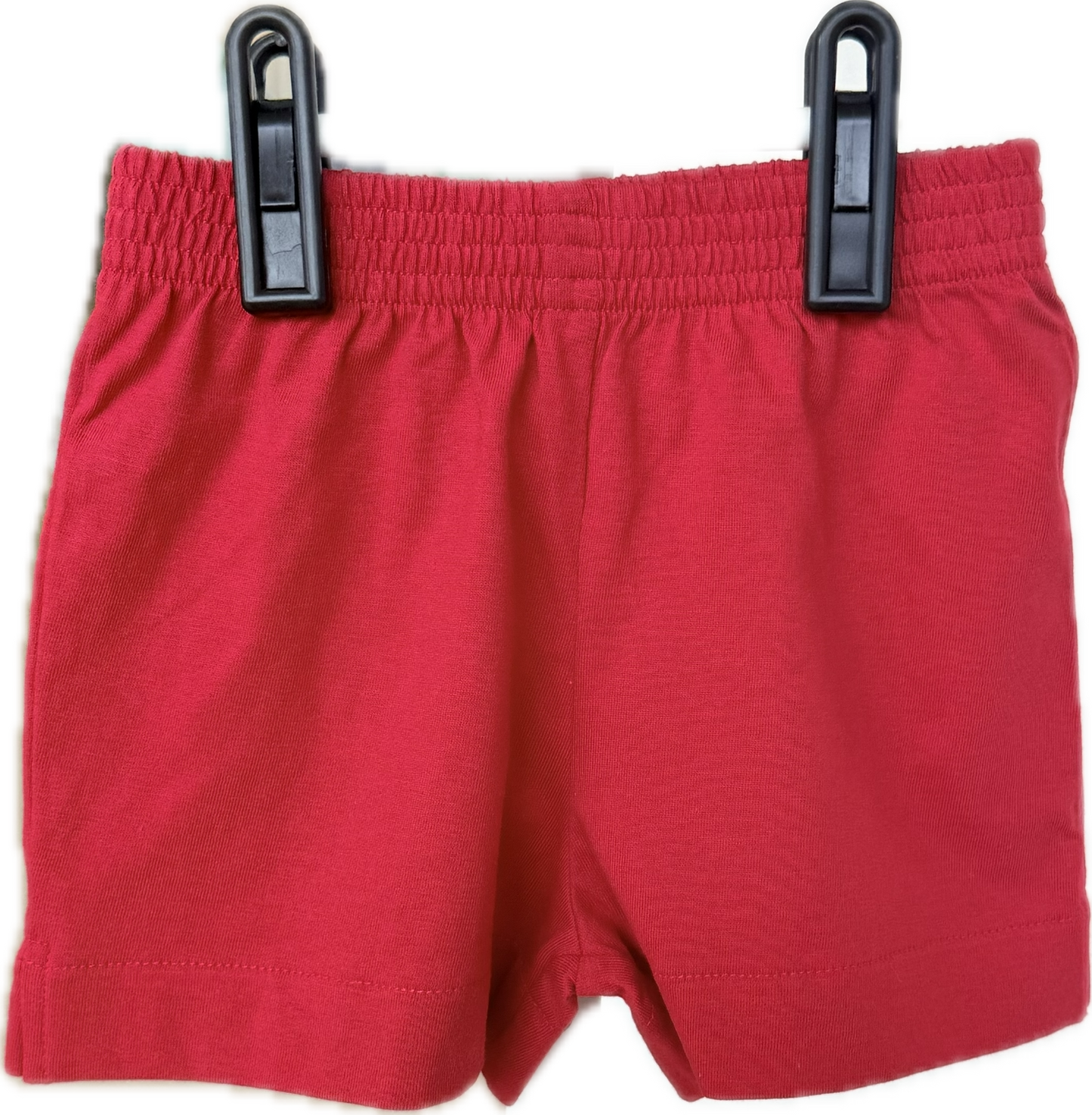 Boys Red Cotton Shorts