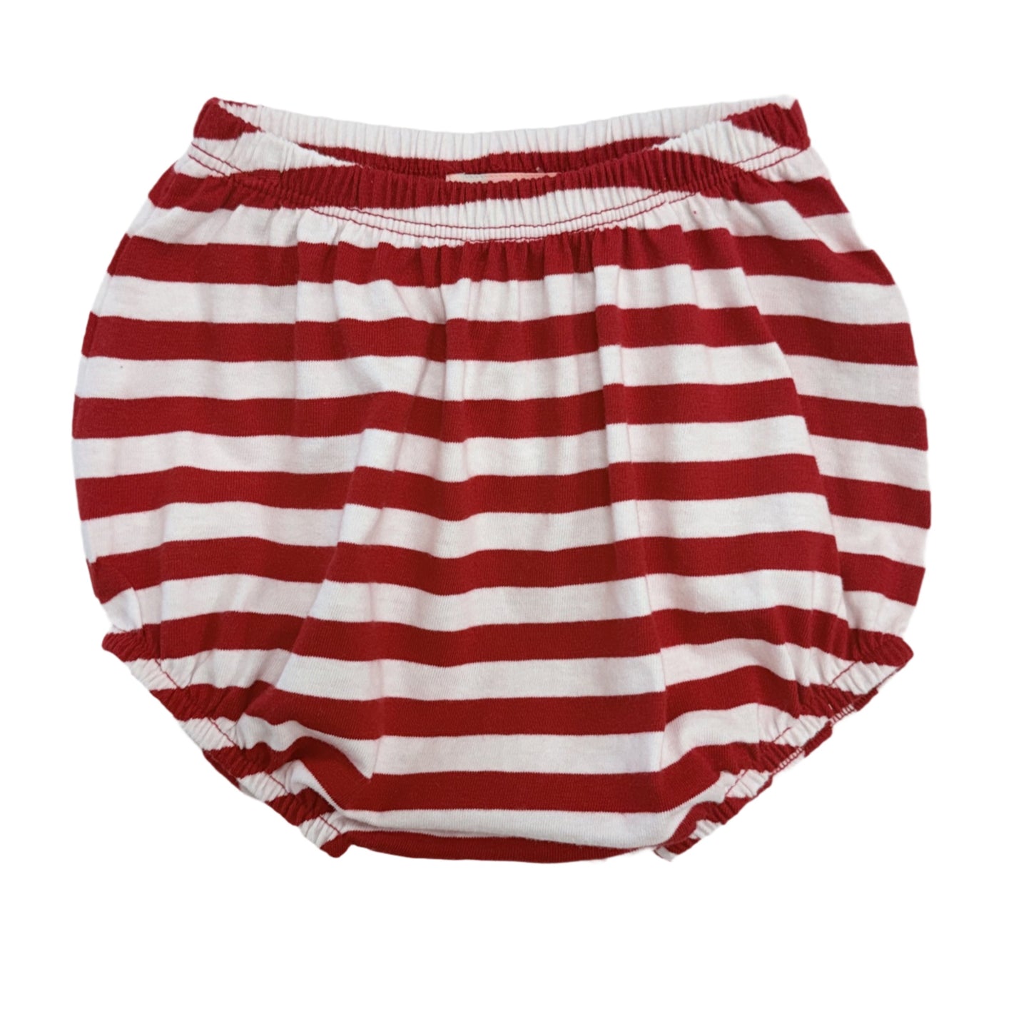 Red and White Stripe Knit Bloomer