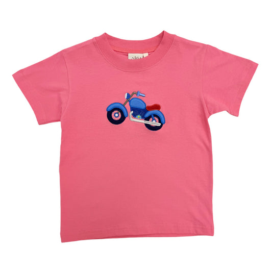 Motorcycle Tee - Salmon Color