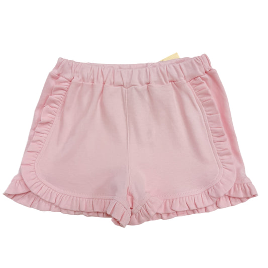 Light Pink Ruffle Shorts