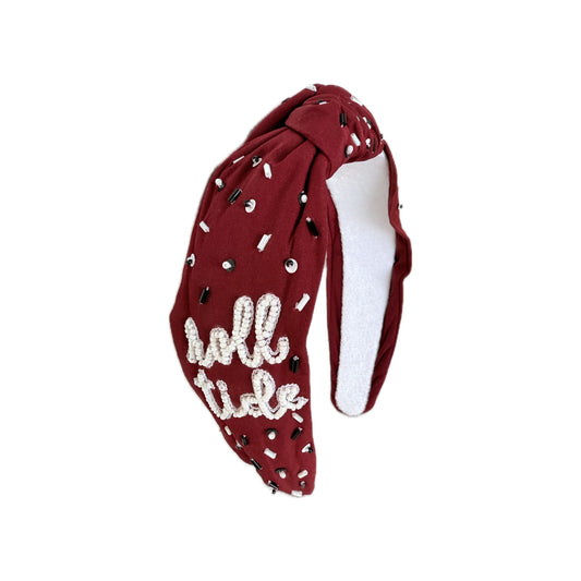 Caviar Cartwheels Headband Crimson