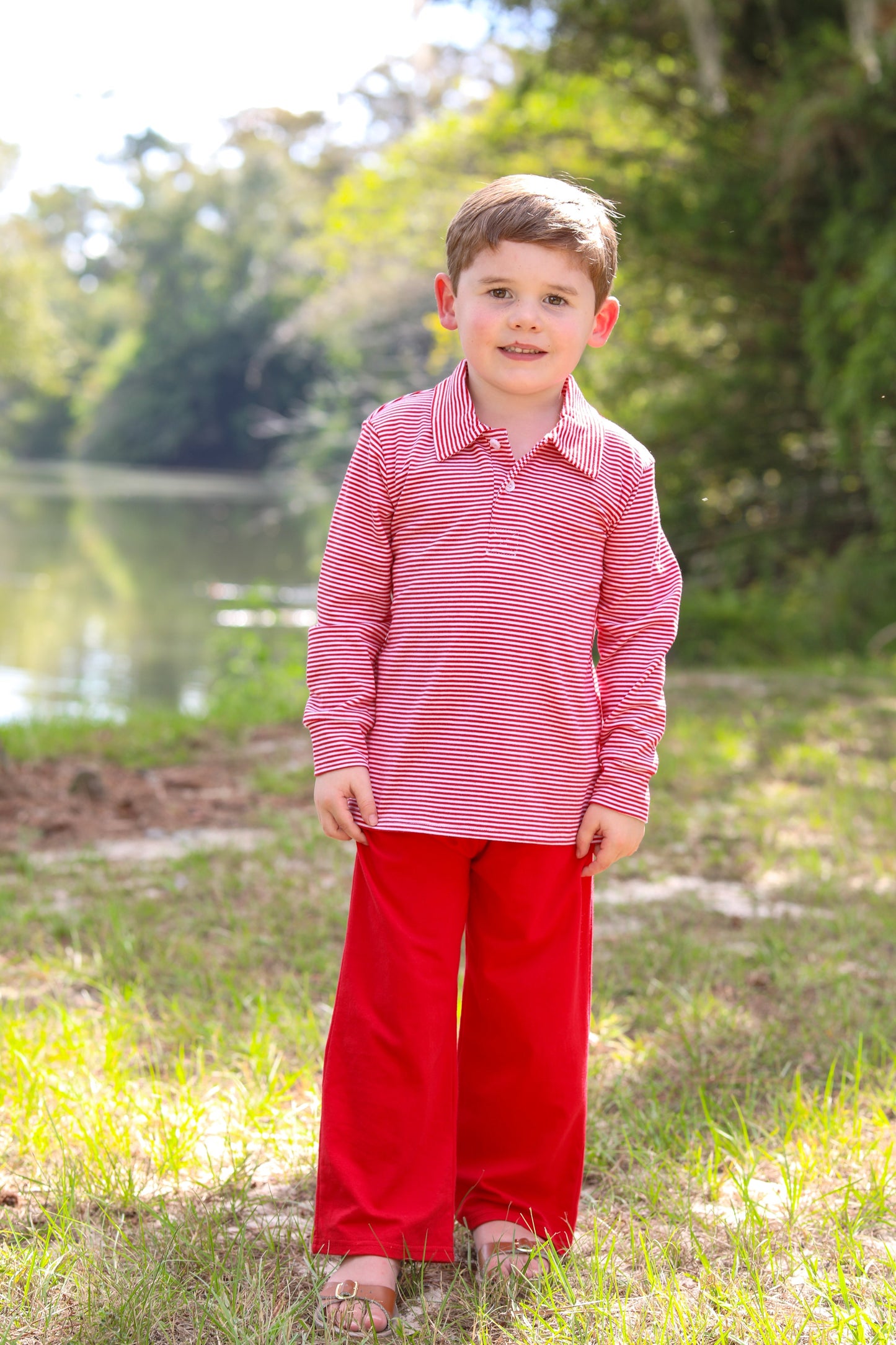 Jackson Polo - Red Stripe