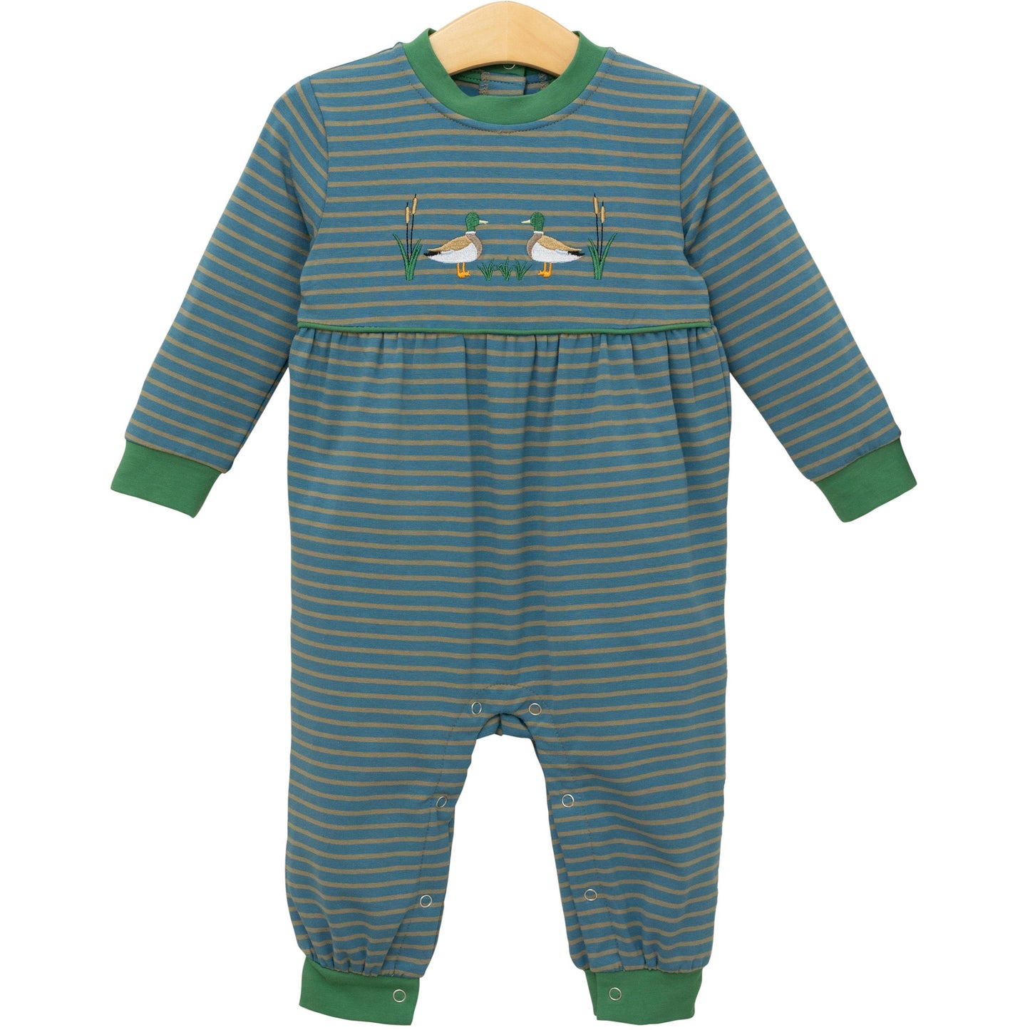 Mallard Embroidery Romper