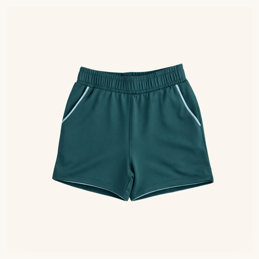 Court Shorts in Mallard Green