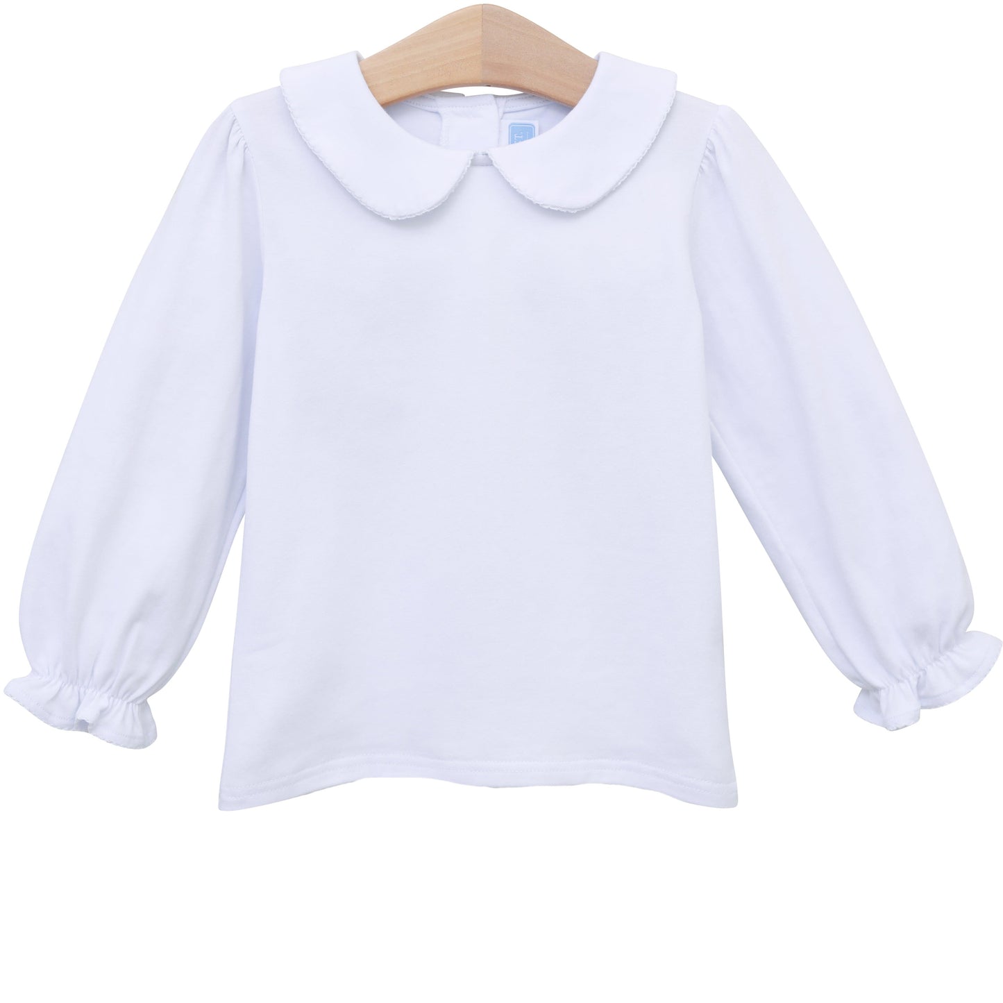 Peter Pan Collar Top - White