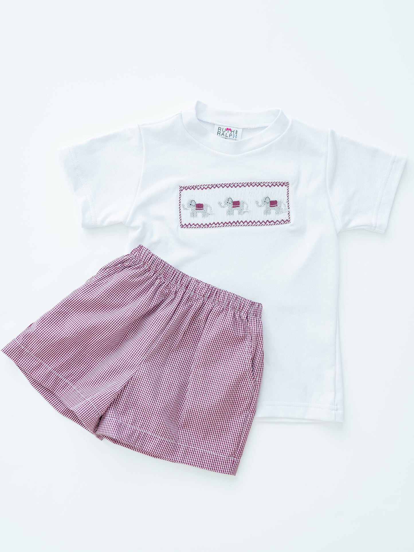 Alabama Smocked Boy Short Set