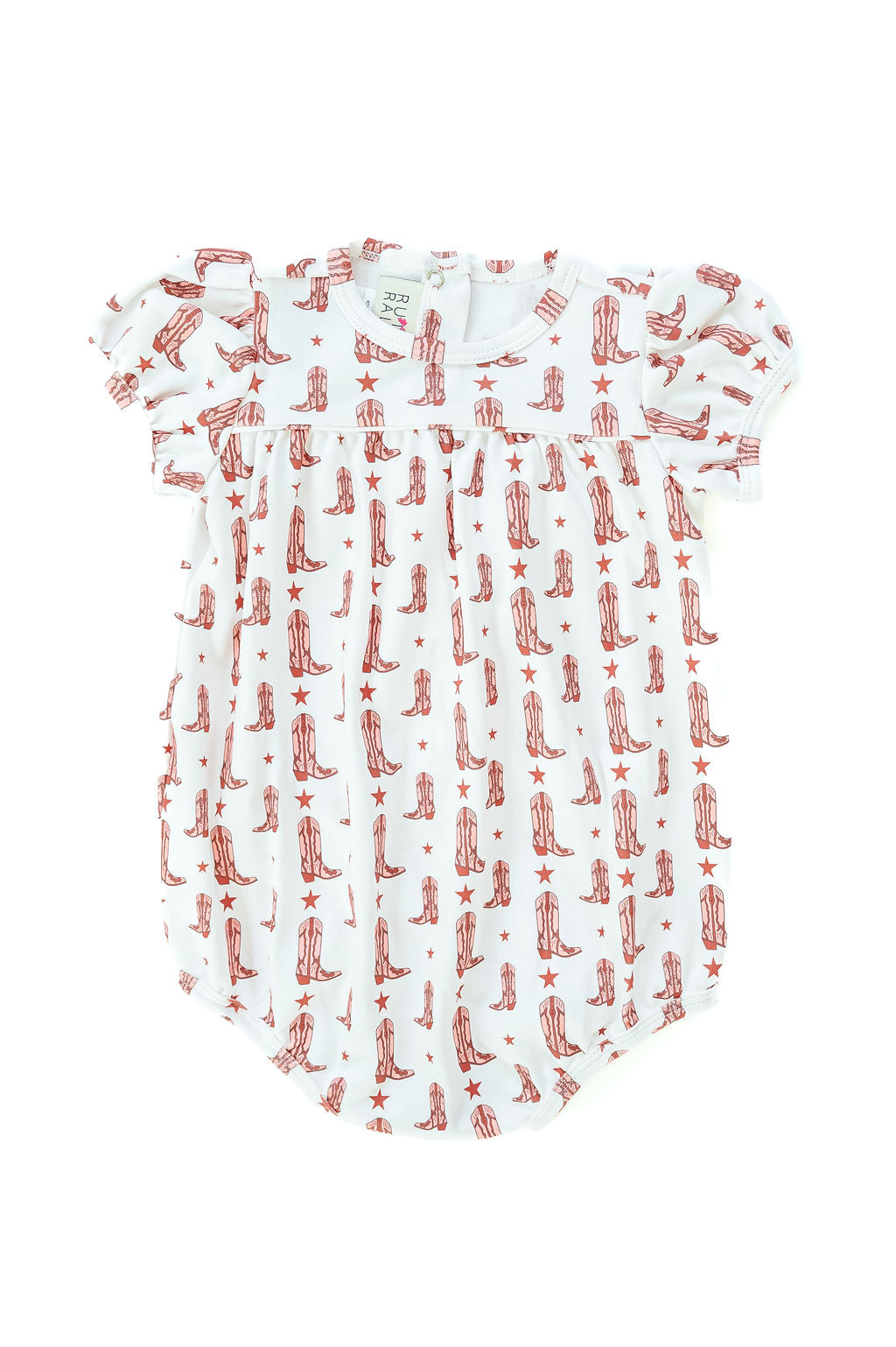 Maroon Boots & Stars Girl Bubble