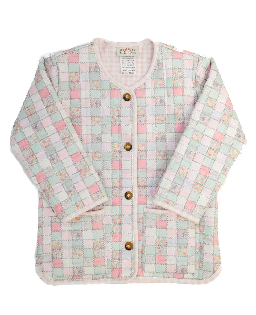 Floral Patchwork Quilted Jacket