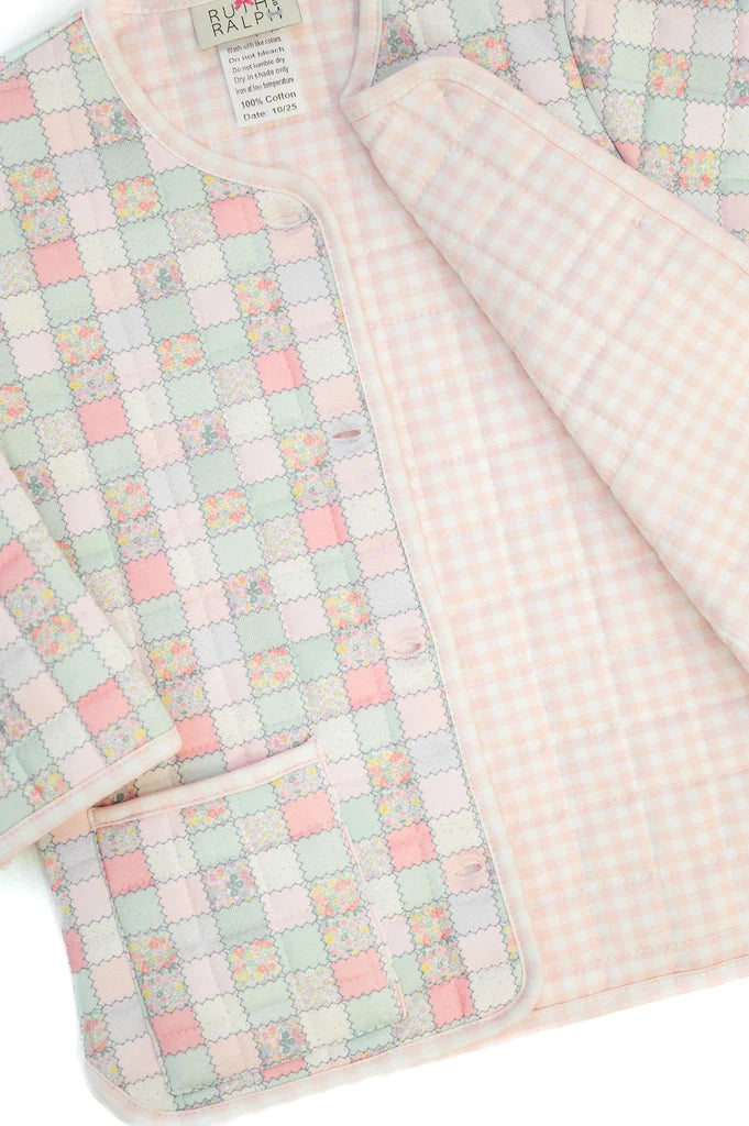 Floral Patchwork Quilted Jacket