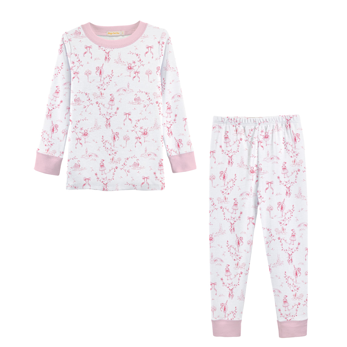 Grace In Toile Printed Pima PJ Set