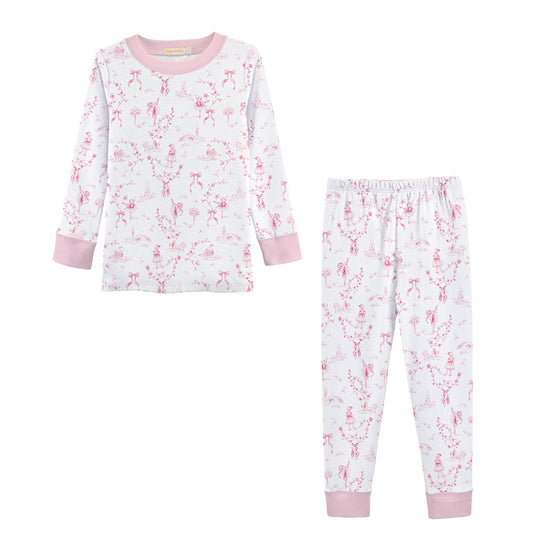 Grace In Toile Printed Pima PJ Set