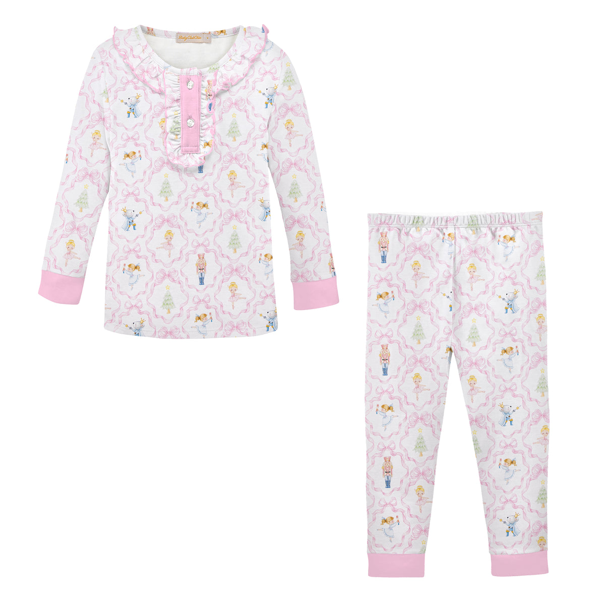 Nutcracker Dreams Printed Pima PJ Set