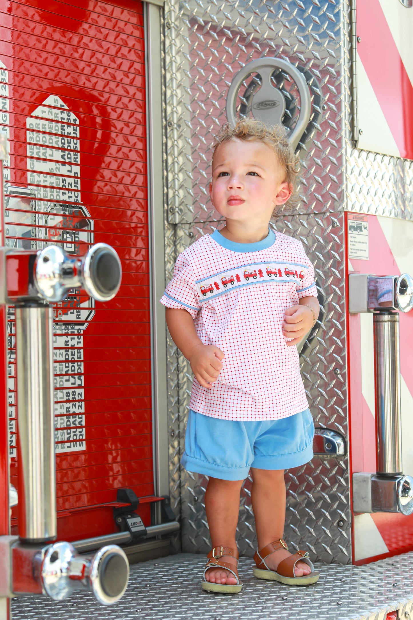 Sound The Alarm Boy Short Set