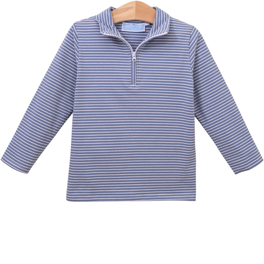 Tucker Pullover - Slate Blue