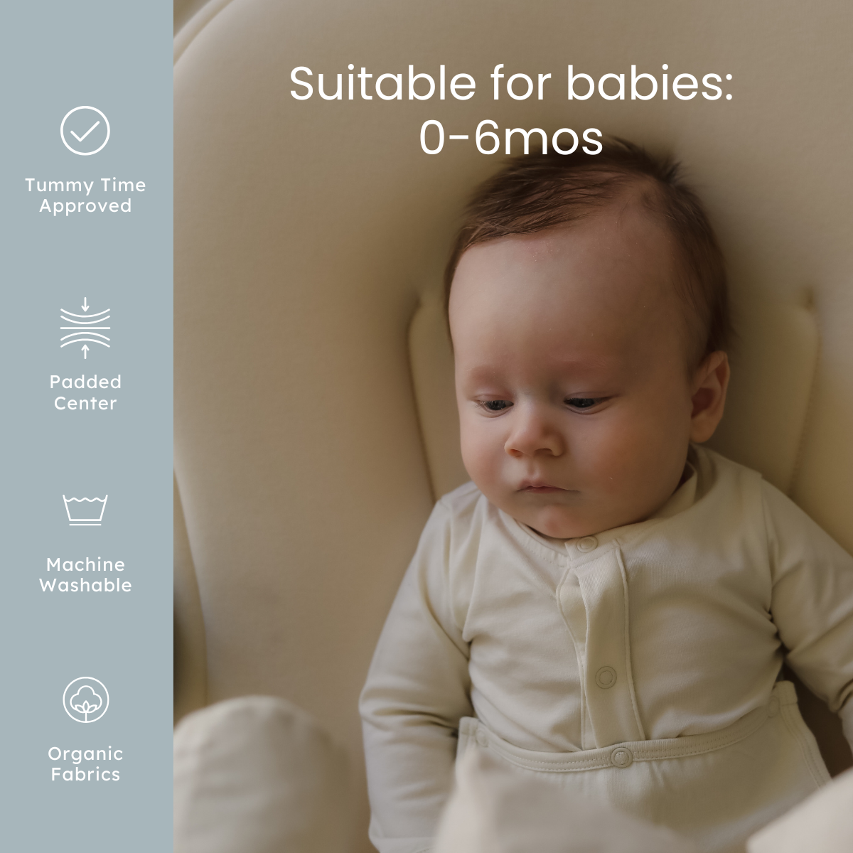 Infant Lounger Curve | Sage