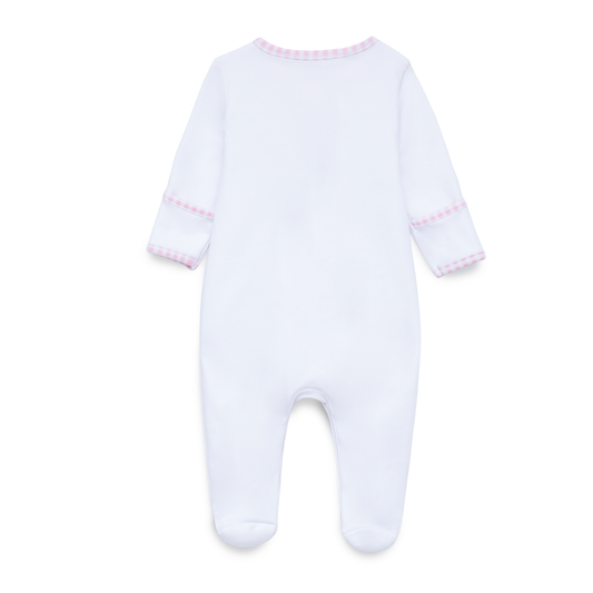 Silly Goose Footie - Pink