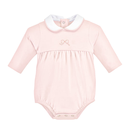 Pretty Bows Pink LS Bubble