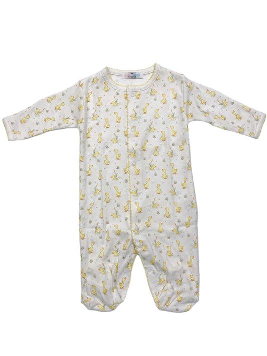 Baby Ducks Pima Snap Footie