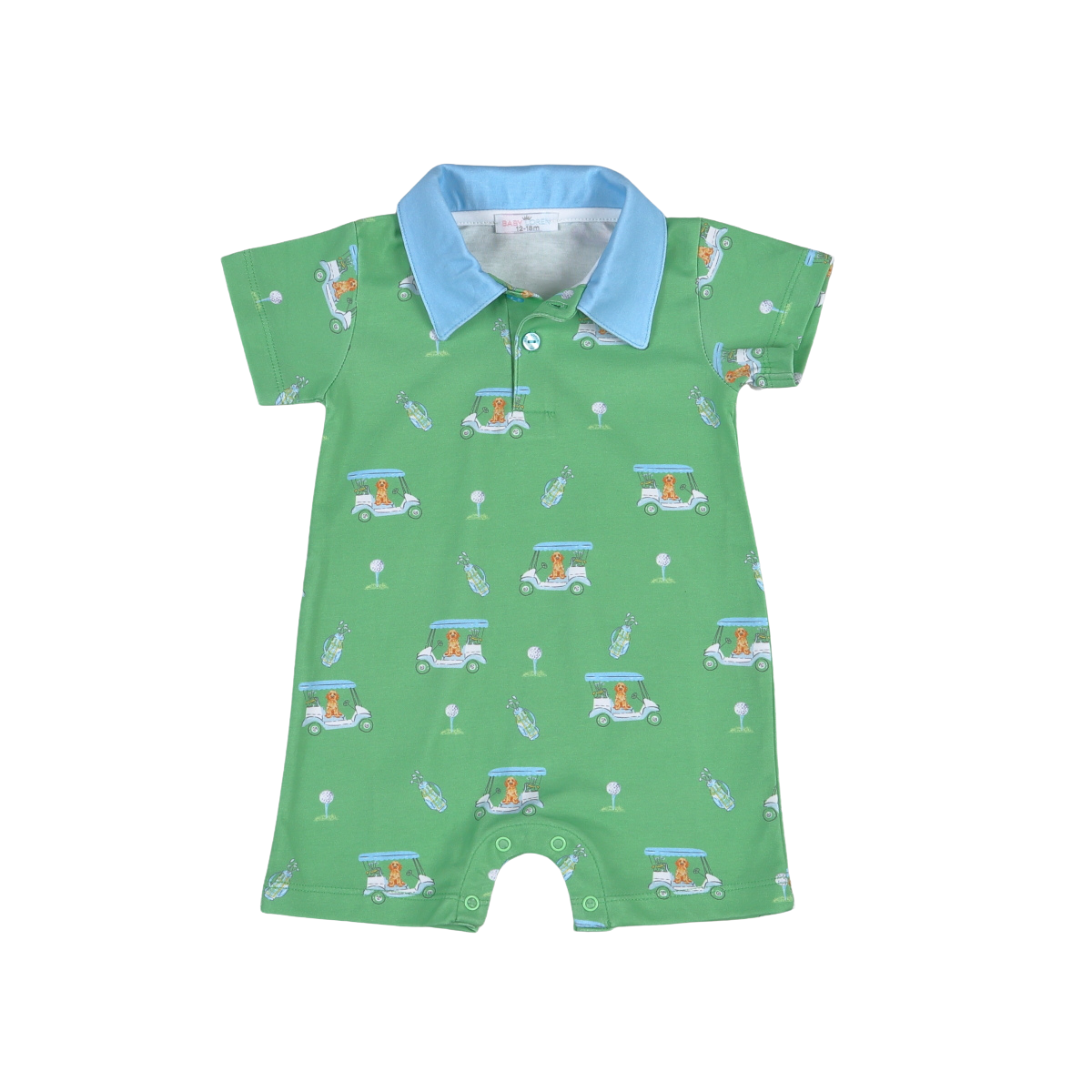 Golf Buddies Blue Boy Romper