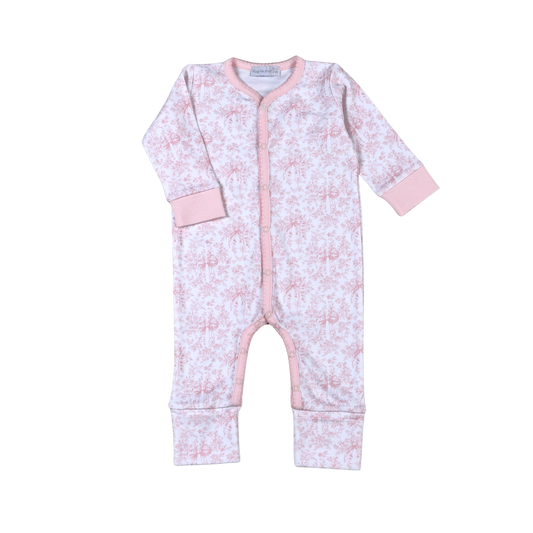 Gigi Pink Toile Pima Playsuit