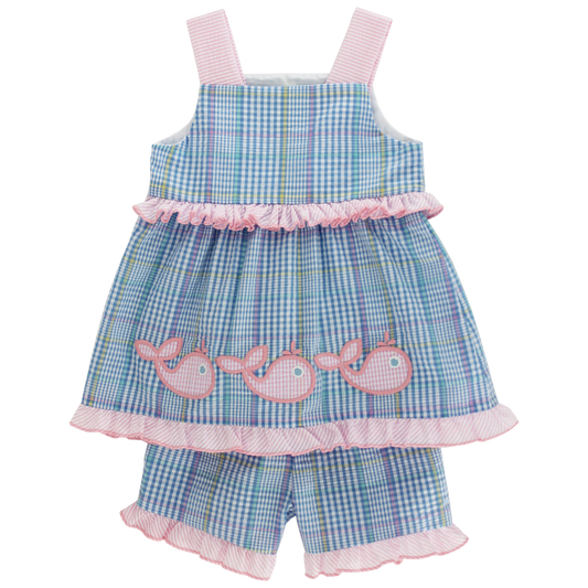 Whale Wishes Girl Short Set