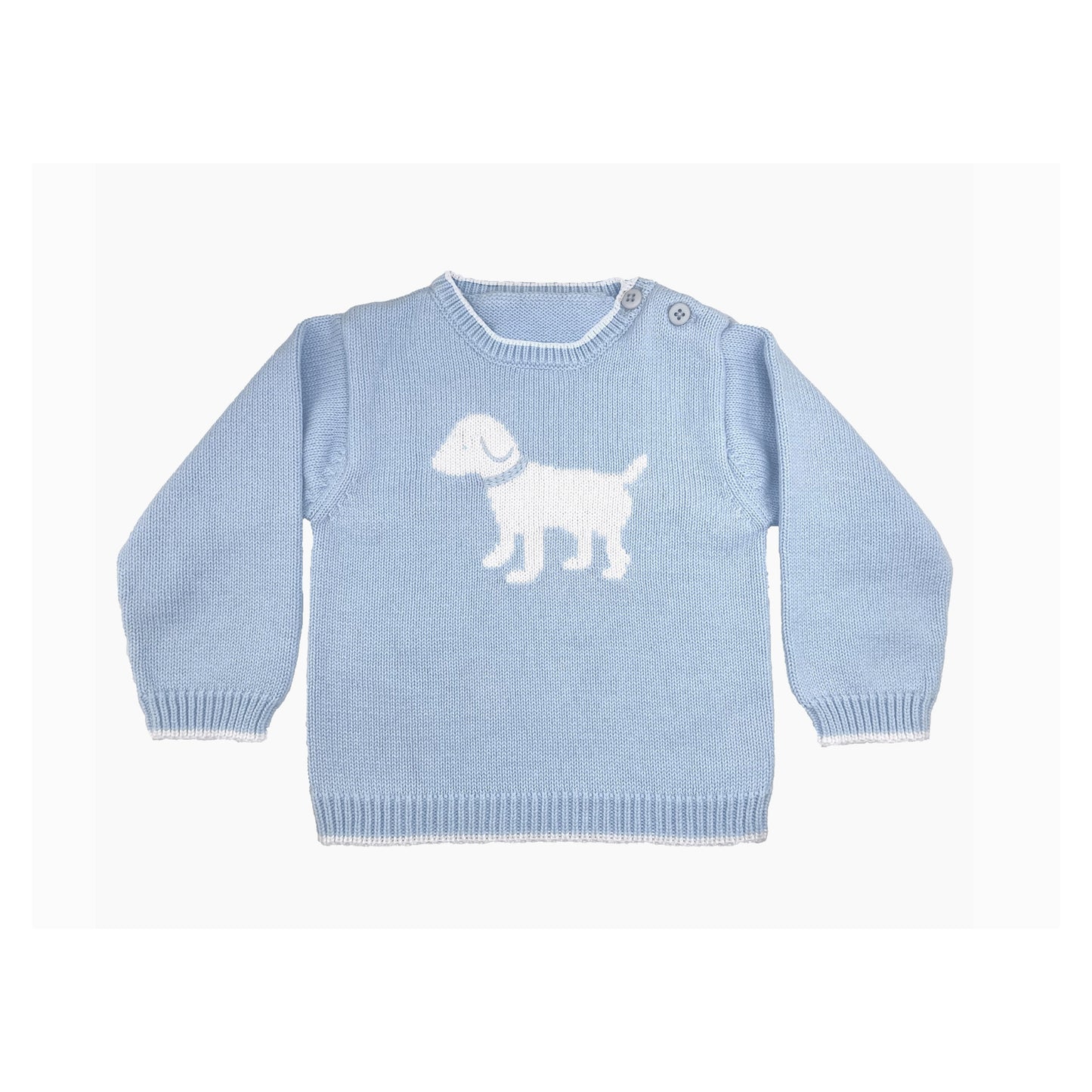 Blue Puppy Sweater