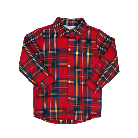 William Button Down Yuletide Tartan