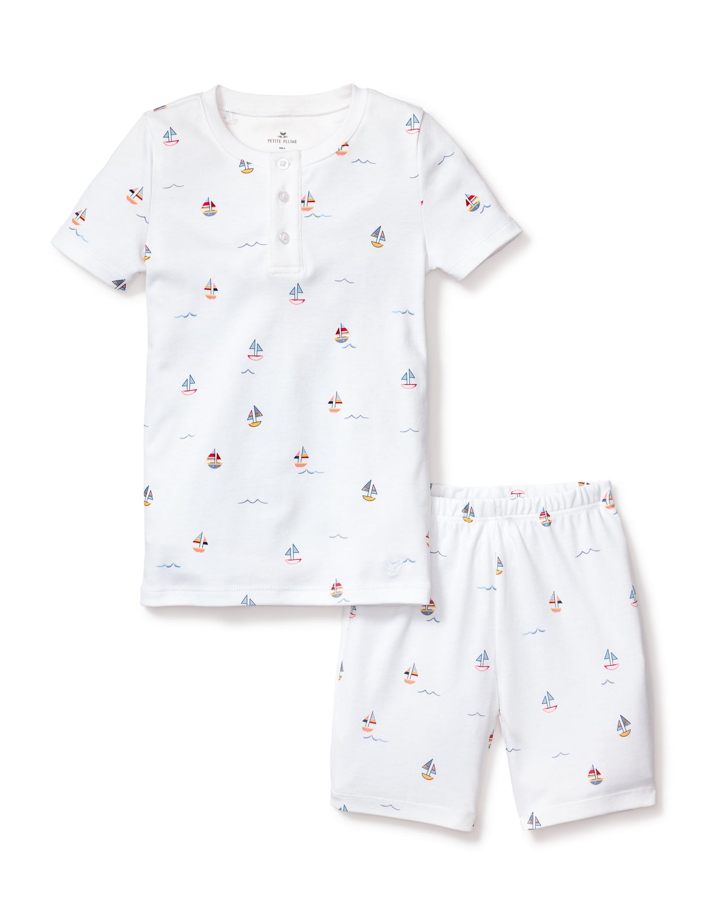 PJ Short Set Bateau Print