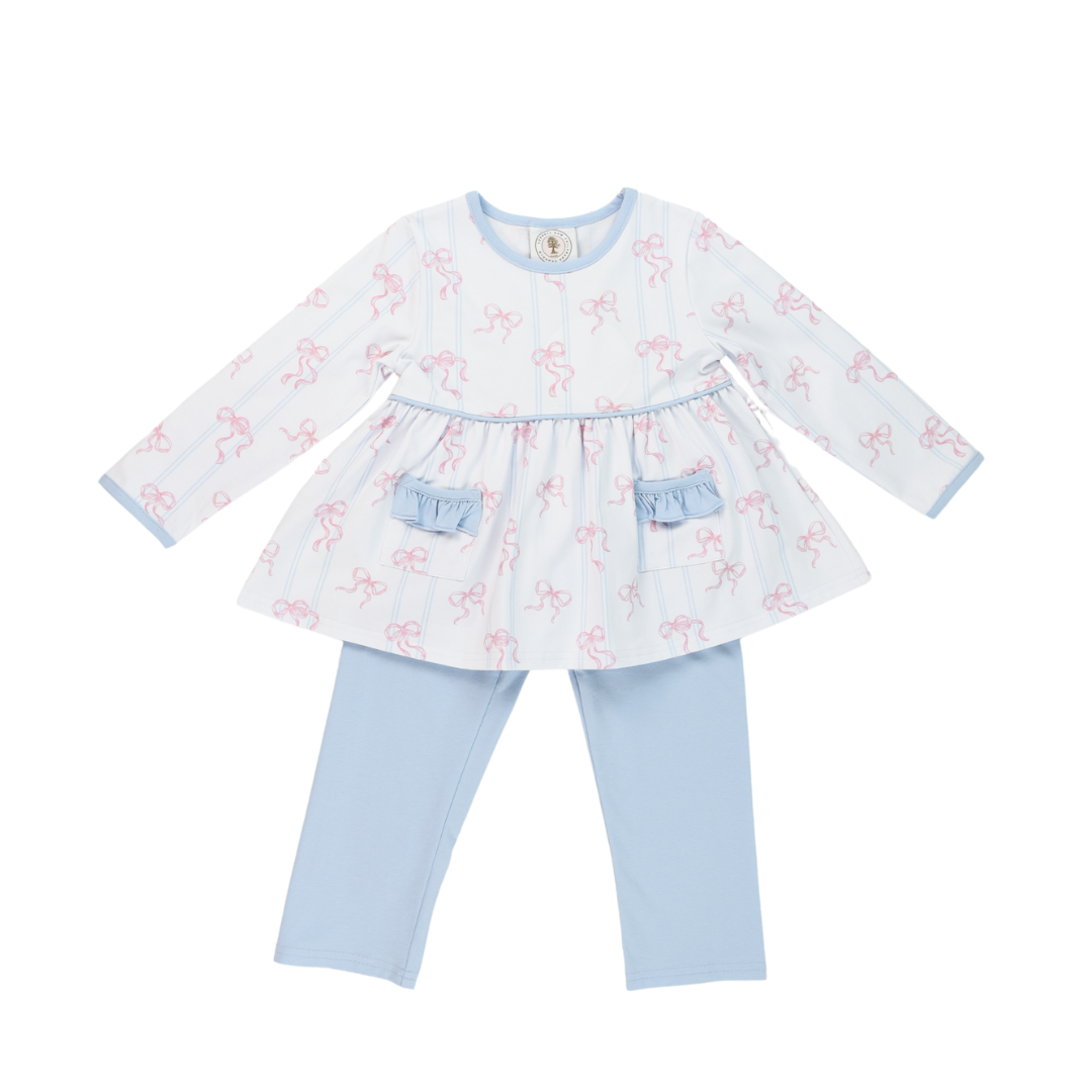 Bowtiful Girls Londyn Legging Set