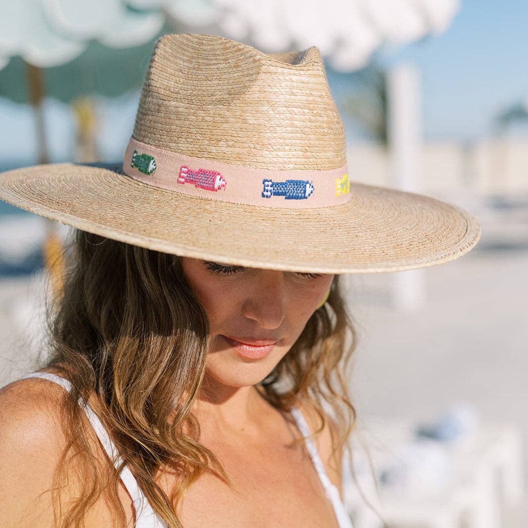 Colorful Fin Palm Hat