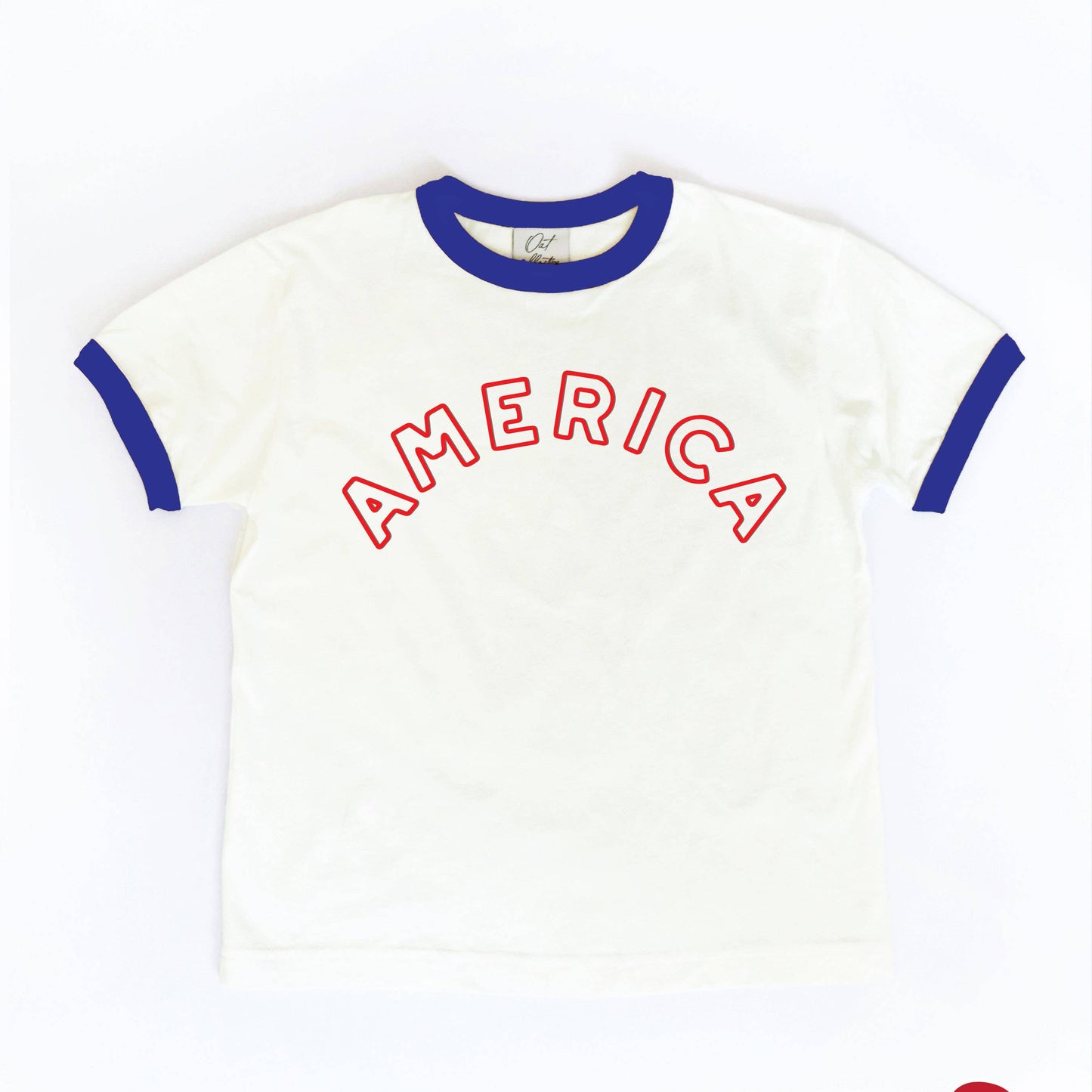 AMERICA PUFF Toddler Unisex Ringer Top