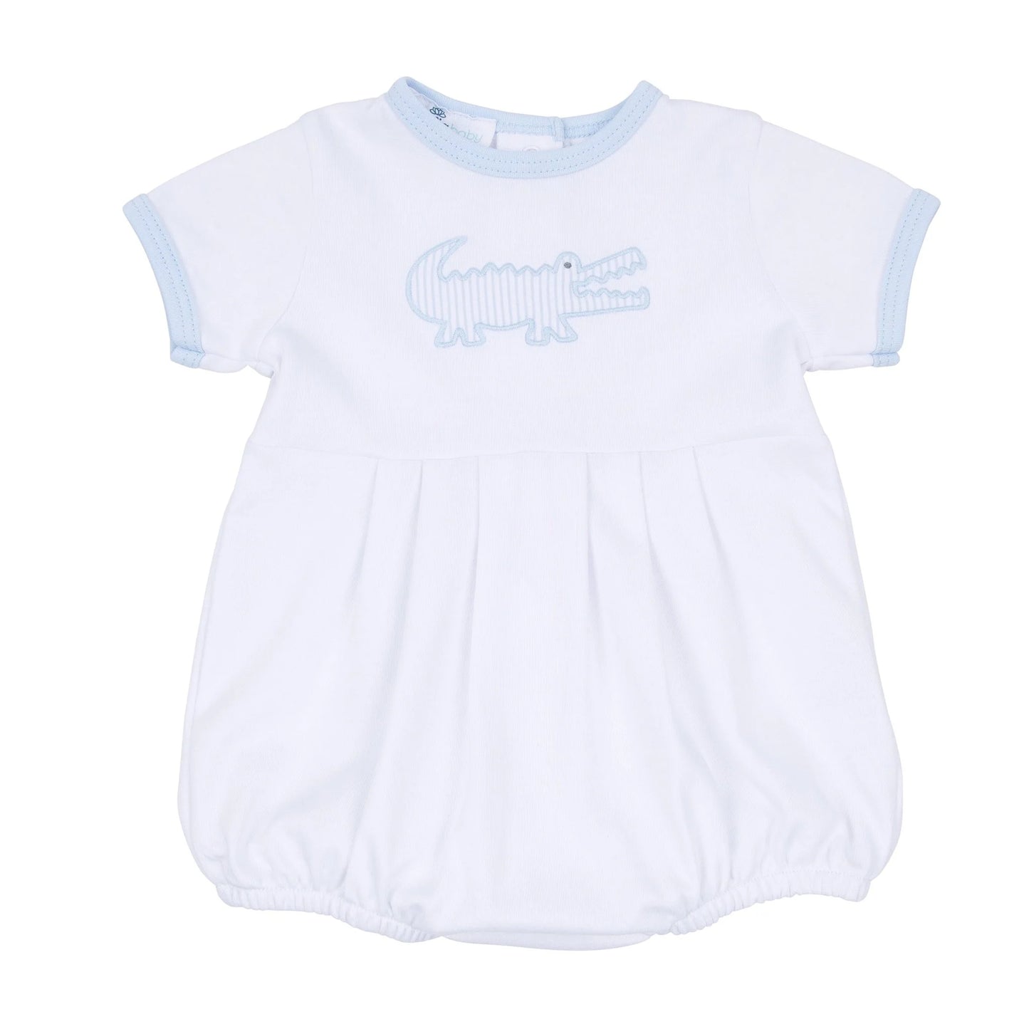 Gator Applique Bubble - Light Blue