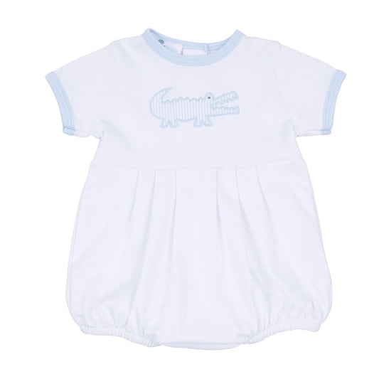 Gator Applique Bubble - Light Blue