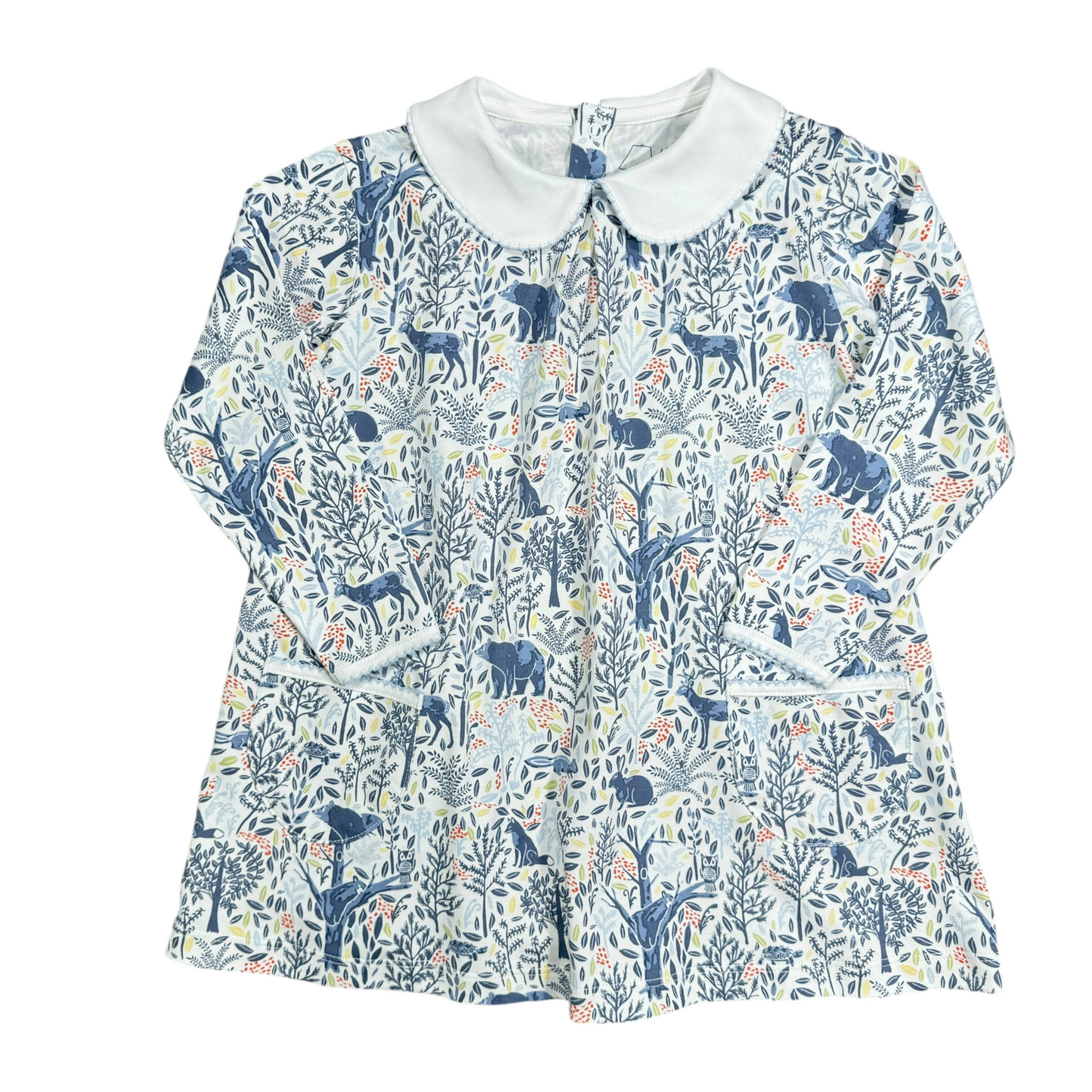 Twirling Pocket Dress Woodland Animals