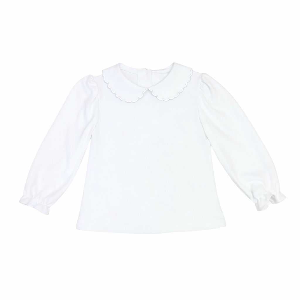 Kendall Collar Blouse Broadcloth White