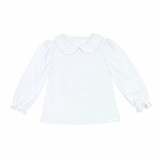 Kendall Collar Blouse Broadcloth White