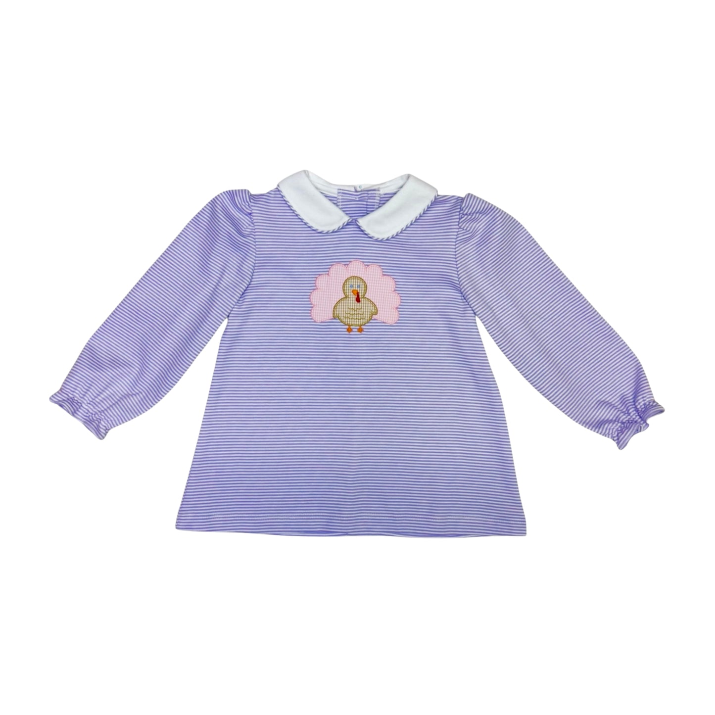 Purple Turkey Applique Blouse