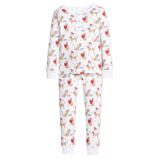 I Woof You - Boy Valentine Pajamas