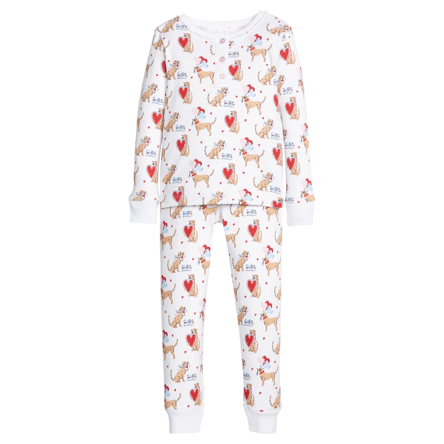 I Woof You - Girl Valentine Pajamas