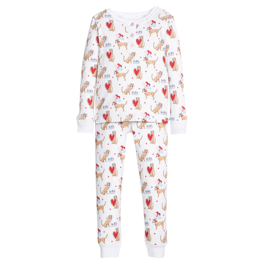 I Woof You - Girl Valentine Pajamas