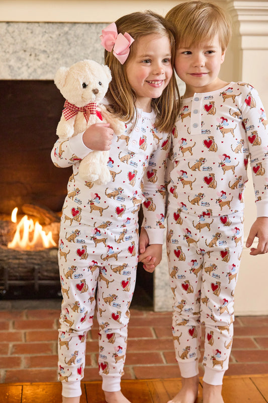 I Woof You - Boy Valentine Pajamas