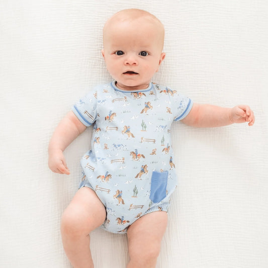 Little Wranglers Bubble - Sky Blue