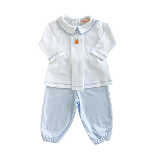 Boy Bitty Dot Pumpkin Set