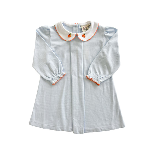 French Knot Pumpkin Collar Dress