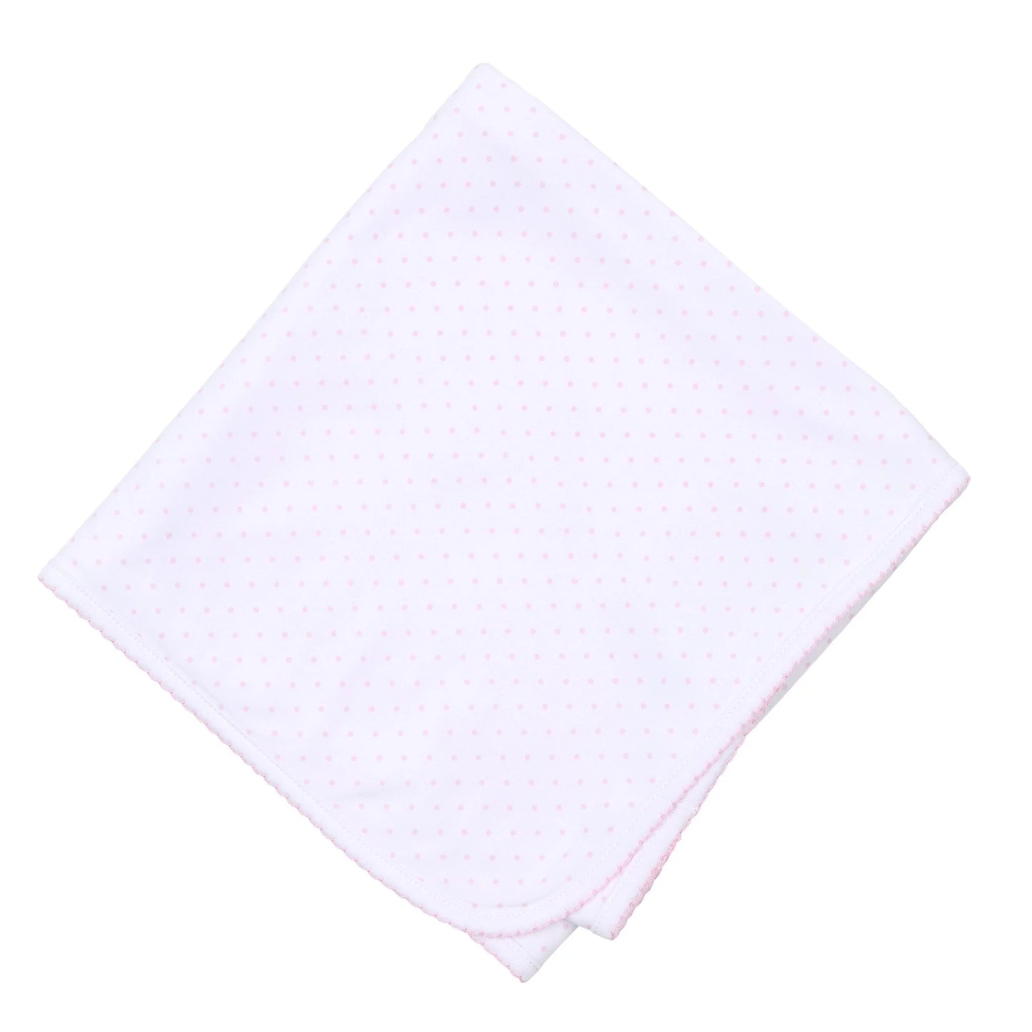 Mini Dots Receiving Blanket - Pink