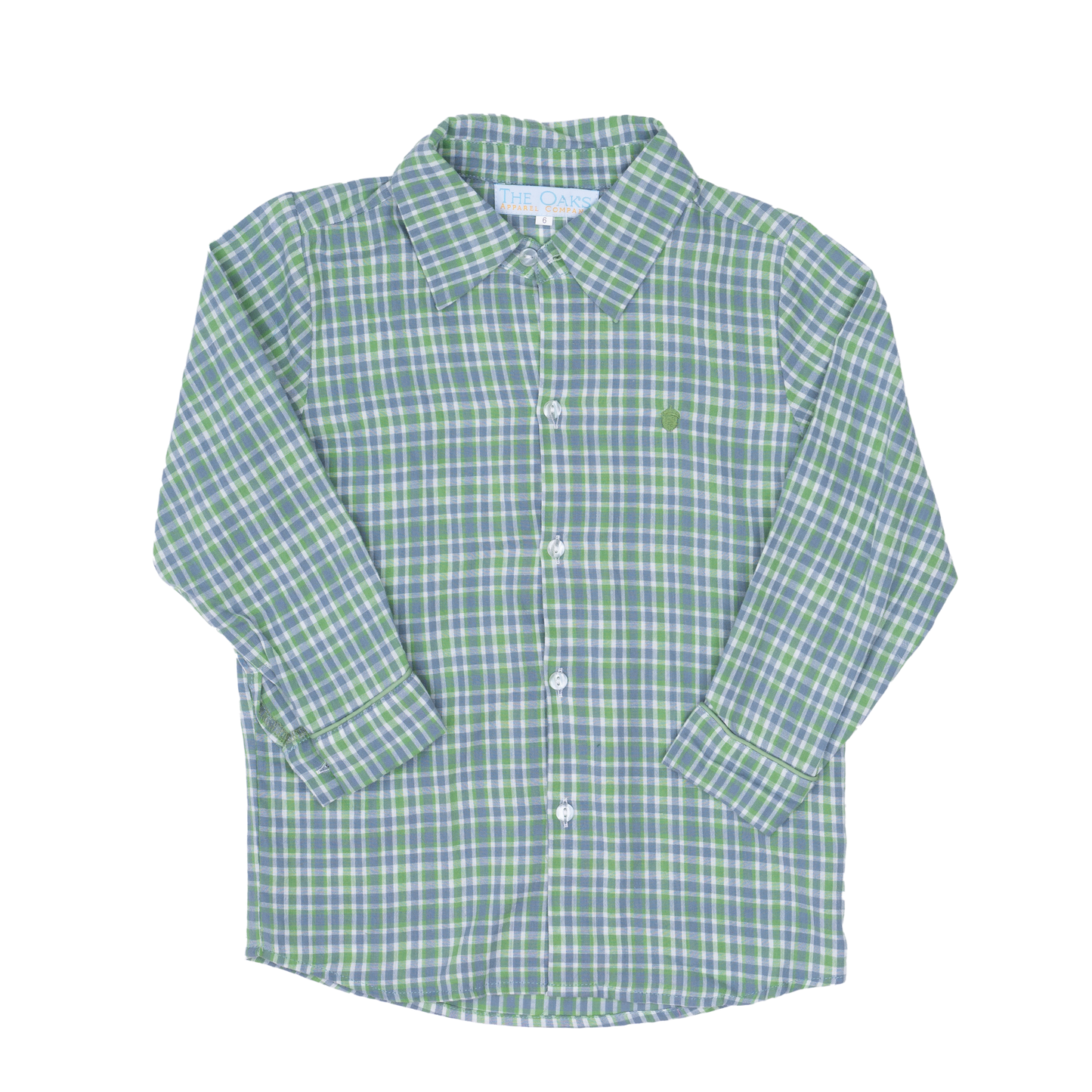 William Button Down Bluegrass Plaid