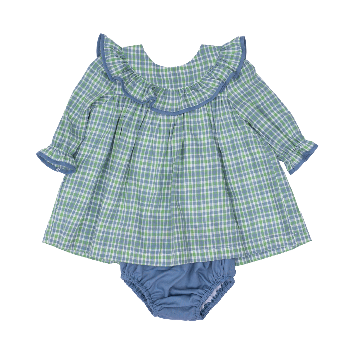 Layla Bloomer Set Bluegrass Plaid