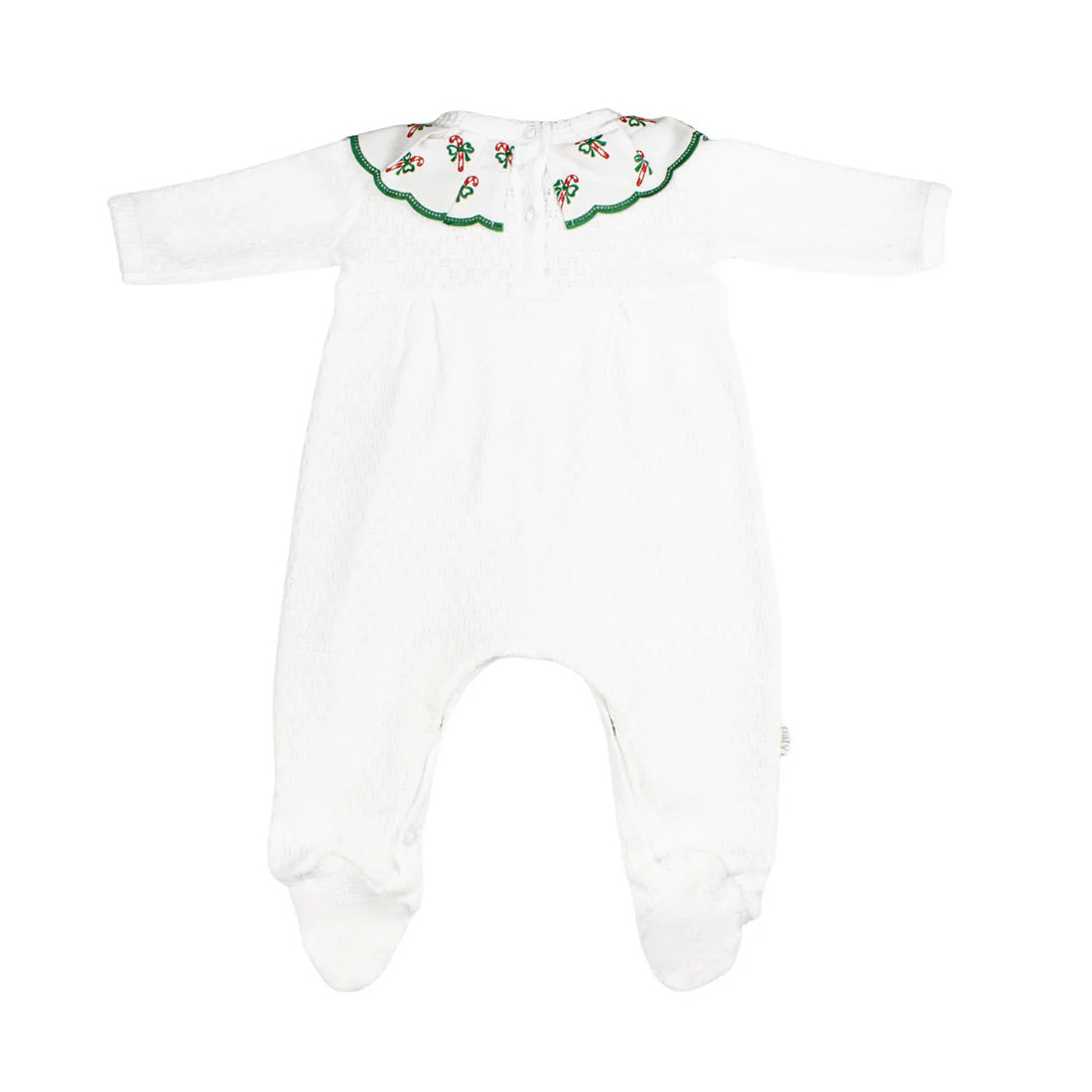 Swiss Candy Cane Footie