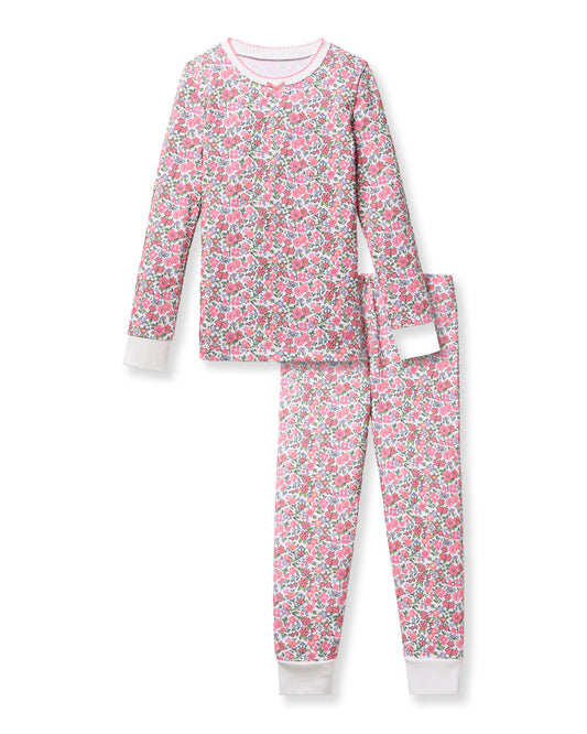 Girl Pajama Set Fleurs de Rose
